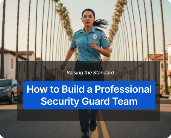 Tem Guard How to Build a Professional Security Guard Team - Guard Training
